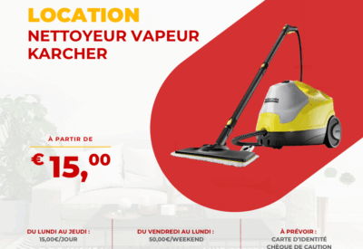 Location Nettoyeur vapeur électrique Karcher à Le Mans